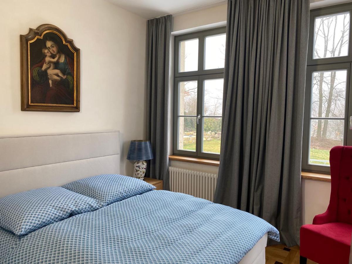 Altes Pfarrhaus Apartment Papstdorf Exterior foto