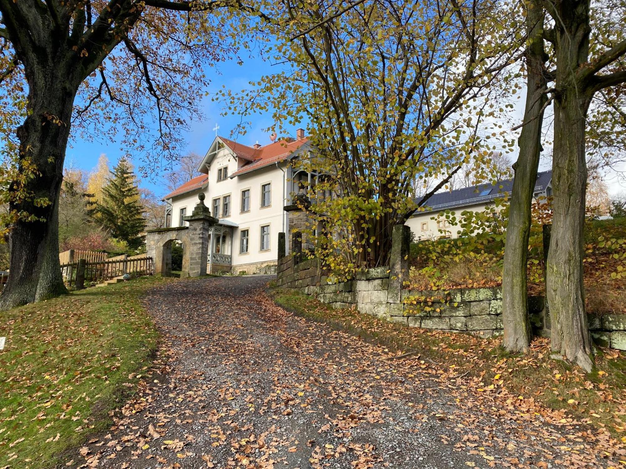 Altes Pfarrhaus Apartment Papstdorf Exterior foto